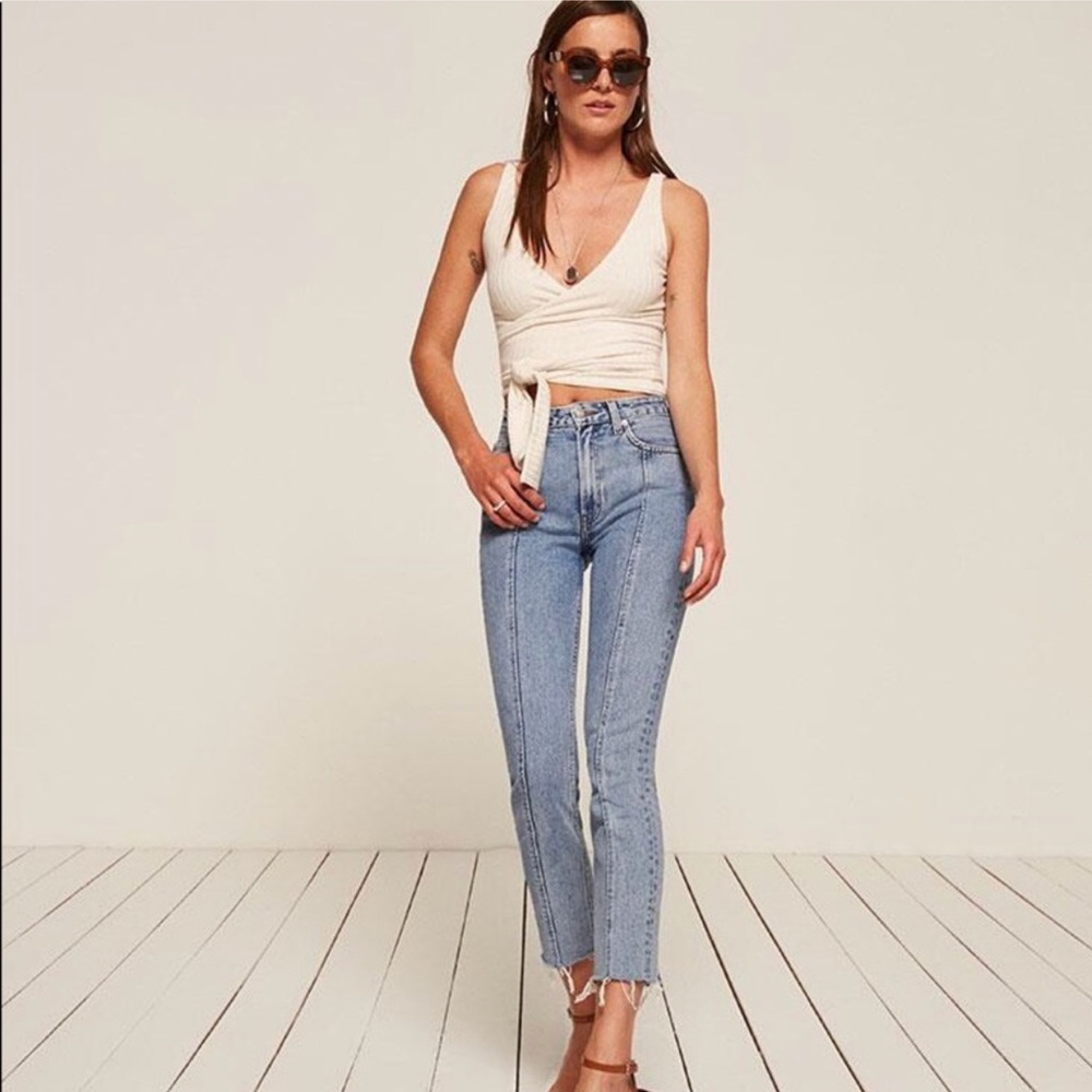 Reformation Seamed Jean